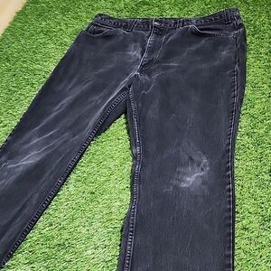 Levi's Men's Charcoal Jeans Orange Tab 80s Vintage Made In Canada